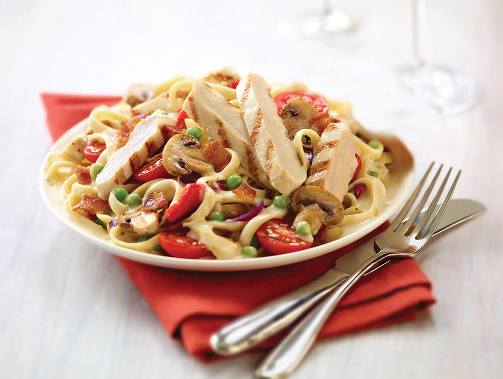 CHICKEN FETTUCCINE CARBONARA – Applebee's Saudi Arabia