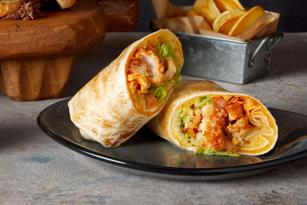 Southwest Fried Chicken Wrap Applebee's Saudi Arabia