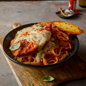 CHICKEN PARMESAN PASTA