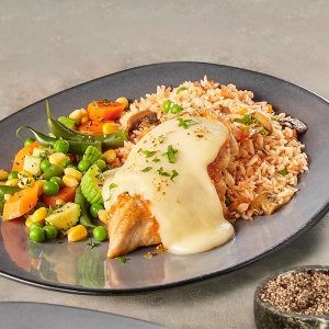 Sizzling chicken fundido